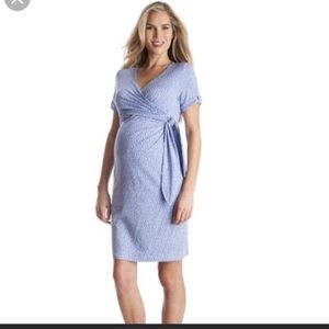 Seraphine Tie Front maternity dress